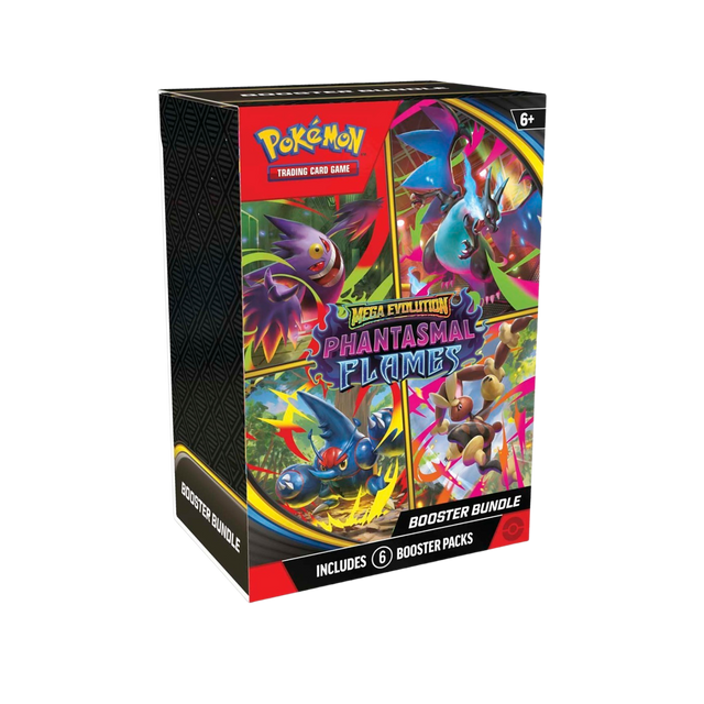 Pokémon TCG: Mega Evolution - Phantasmal Flames - Booster Bundle - Inglés
