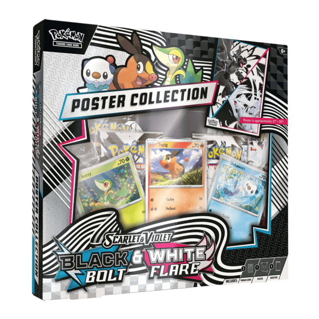 Pokémon TCG: S&V - Black Bolt & White Flare - Unova Poster Collection